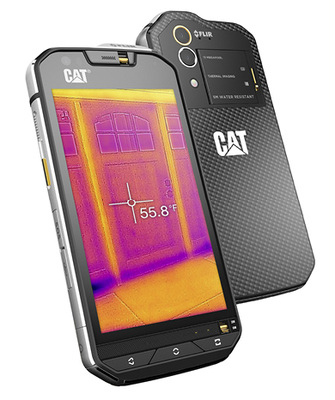 <p>
Sogar mit integrierter Infrarotkamera gibt es Rugged Smartphones bereits.
</p>

<p>
</p> - © CAT Phones

