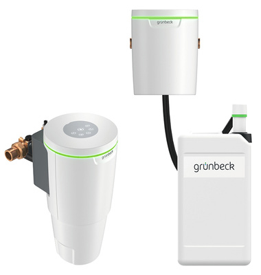 
Links das Kompaktgerät exaliQ:KC. Bei diesem ist der Dosierbehälter direkt an die Dosieranlage montiert. Rechts das Sauglanzengerät exaliQ:SC. Hier wird der Dosierbehälter neben der Anlage separat am Boden aufgestellt.



