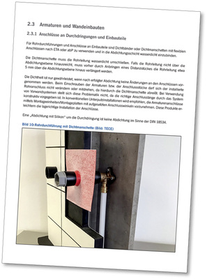 



Der Markt bietet Lösungen für Problemzonen: Leckagen können durch unprofessionelles Arbeiten lange Zeit unentdeckt bleiben und großen Schaden anrichten.
