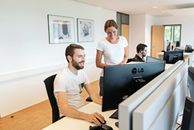 Das Consulting-Team der Firma Streit Datentechnik ermittelt mit dem Streit Digitalisierungsassistenten den aktuellen Digitalisierungsgrad und erstellt einen individuellen Digitalisierungsmaßnahmenplan.