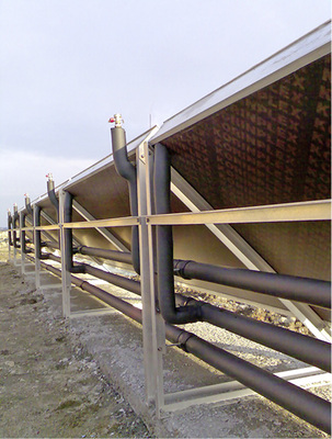 



Dämmstoffe für thermische Solaranlagen müssen hochtemperatur- und witterungsbeständig sein.
