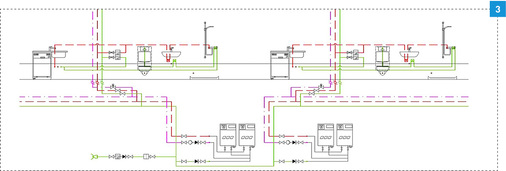 <p>
</p>

<p>
Aufteilung der Trinkwassererwärmung auf mehrere Trinkwassererwärmungsanlagen.
</p> - © Kemper

