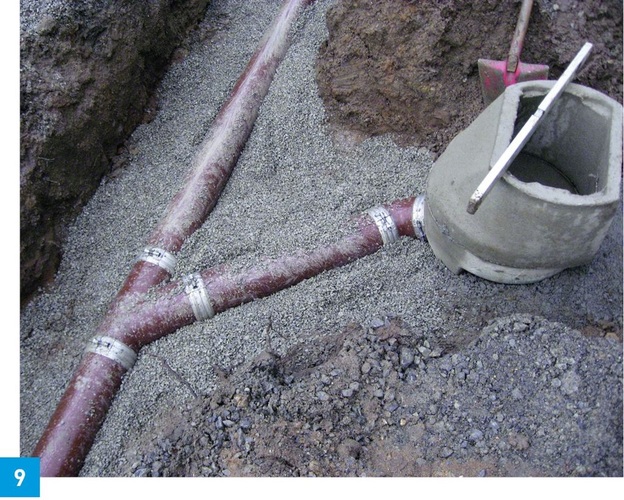 Neuverlegung in offener Bauweise (TML).