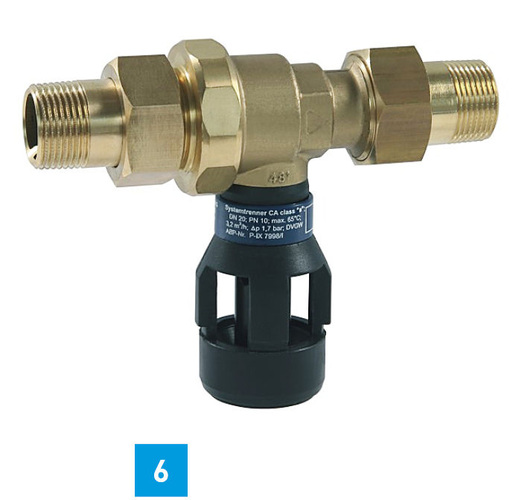 Systemtrenner CA als Sicherungsarmatur.