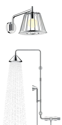 Die Showerproducts designed by Front wollen auf die verborgene Ästhetik der Technik aufmerksam machen.Die Axor-Lampshower kombiniert Licht und Wasser und soll das traditionell isolierte Badezimmer zum Wohnraum hin öffnen. Die Showerproducts designed by Front wollen auf die verborgene Ästhetik der Technik aufmerksam machen.Die Axor-Lampshower kombiniert Licht und Wasser und soll das traditionell isolierte Badezimmer zum Wohnraum hin öffnen.