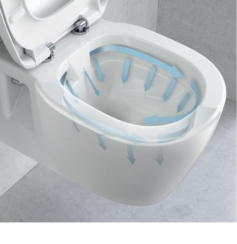 Randlos glücklich: Das Connect WC von Ideal Standard. Randlos glücklich: Das Connect WC von Ideal Standard.