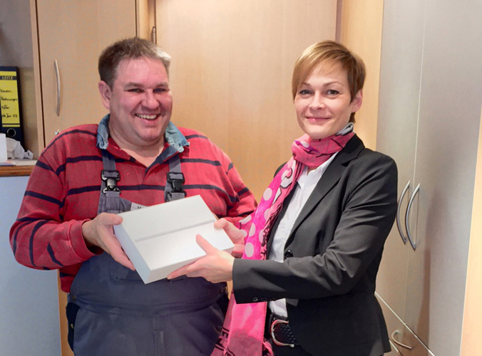 v.l.: Martin Schwenk, Sandra Schemberger v.l.: Martin Schwenk, Sandra Schemberger