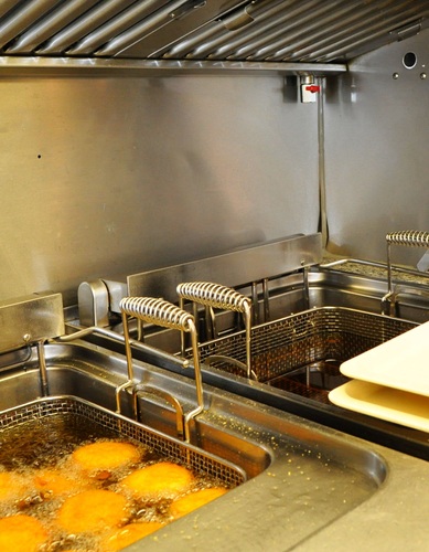 Oben in der Haube der Sensor zur Trübungsmessung des Wrasens. - Dechow