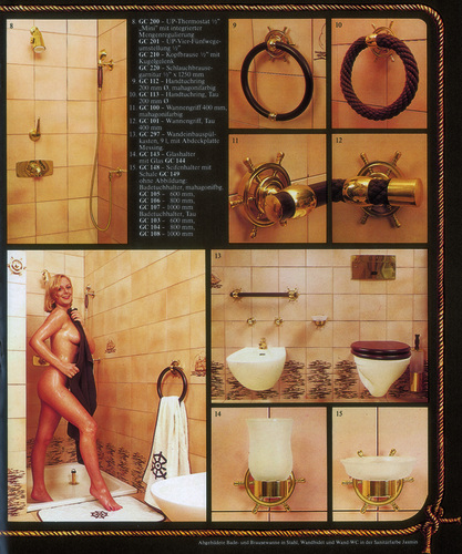 Broschürenmotiv Bad maritim der 70er Jahre.