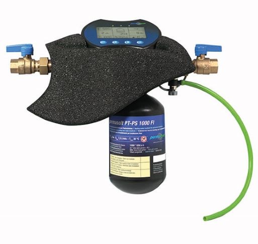 Das Design der neuen digitalen Heizungsbefüllstationen von perma-trade verbindet maximalen Informationsfluss mit optimiertem Bedienkomfort. Separate Kugelhähne auf beiden Seiten machen Montage- oder Wartungsarbeiten einfacher denn je. - perma-trade Wassertechnik