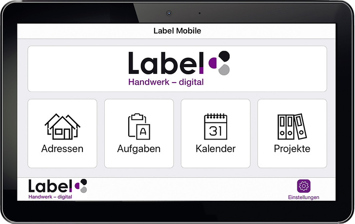 Mit Label Mobile hat man auch unterwegs Zugriff auf die Daten des Unternehmens, und das ohne das Sicherheitsrisiko einer Cloud. - © Bild: Label Software
