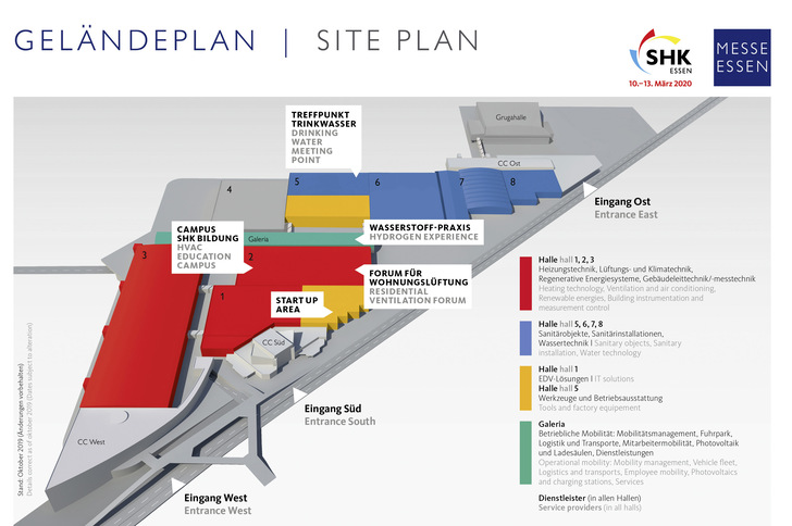 Vom 10. bis 13. März 2020 werden in ­Essen Themen, Trends und Produktneuheiten ­gezeigt, die den SHK-Alltag bestimmen.