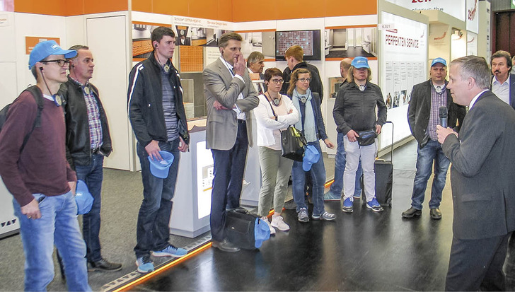 Mehr erfahren: Die themenbezogenen SBZ-Rundgänge finden an den drei IFH-Messetagen Mittwoch, Donnerstag und Freitag statt.