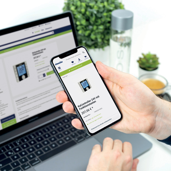 Im neuen Onlineshop von Kampmann können Kunden jederzeit schnell und einfach Ersatzteile sowie Filter bestellen. - © Kampmann GmbH
