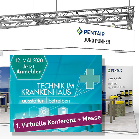 Pentair Jung Pumpen freut sich auf viele Teilnehmer auf der ersten virtuellen TGA-Messe.
