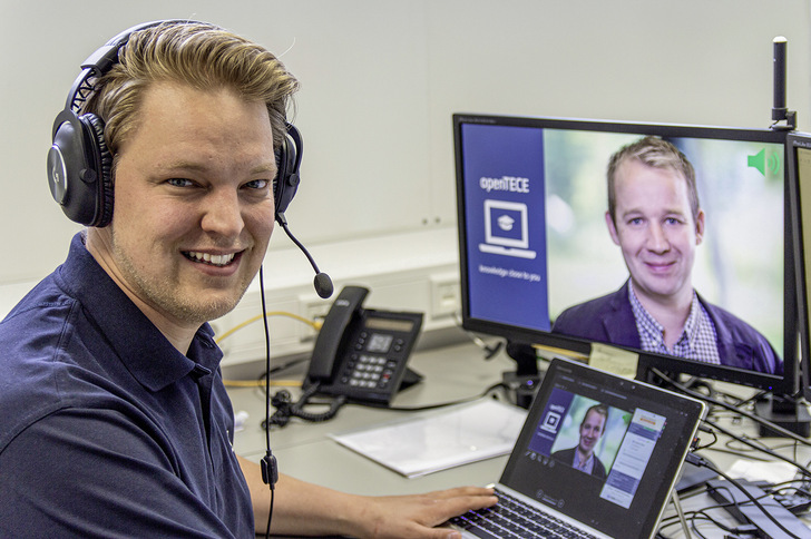 Hendrik Arndt und das openTECE-Team führt neben Teilnehmern aus der SHK-Branche, auch TGA-Planer, Vertreter der Wohnungswirtschaft und Architekten durch die Onlinekurse.