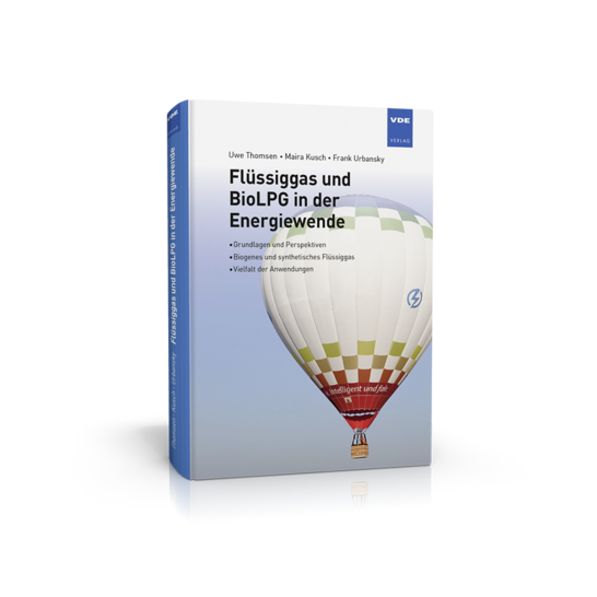 Thomsen/Kusch/Urbansky – Flüssiggas und BioLPG in der Energiewende/478 Seiten, 1. Auflage 2020/ Preis 59 €/ISBN: 978-3-8007-4868-6 /E-Book: ISBN: 978-3-8007-4869-3/
www.vde-verlag.de