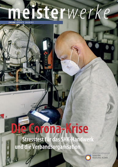 Auf 36 Seiten berichtet der ZVSHK zeitnah über wichtige Entwicklungen in der Branche und präsentiert zudem Tipps und Tools für den SHK-Alltag.