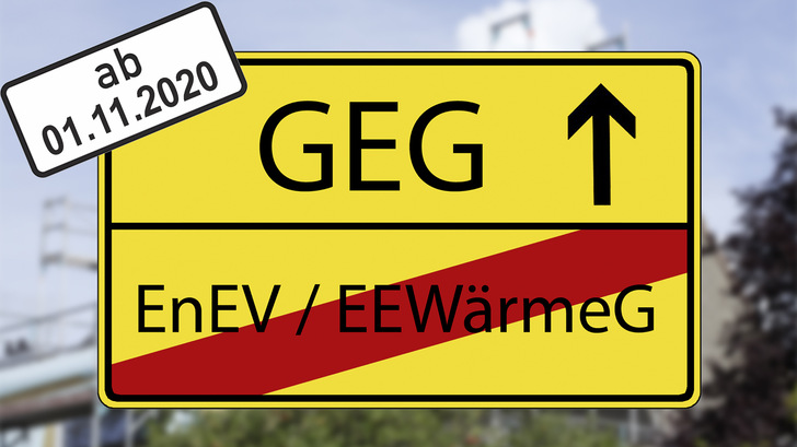 Für Bauvorhaben mit Bauantragsstellung bzw. Bauanzeige ab dem 01.11.2020 ist das Gebäudeenergiegesetz anzuwenden. - © Bild: Öko-Zentrum NRW
