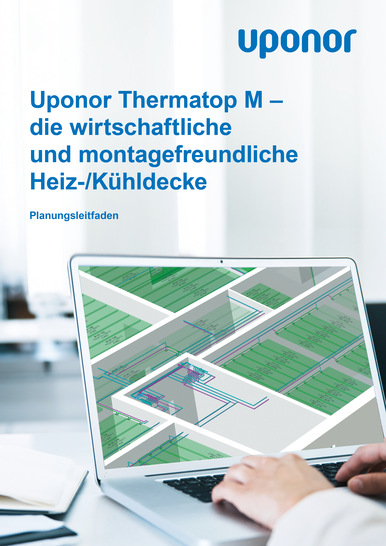 Der Planungsleitfaden hilft Planern bei der Auslegung der Heiz-/ Kühldecke Thermatop M für gewerblich genutzte Gebäude.