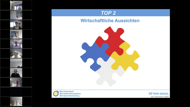 Erstmals in der Geschichte des Fachverbandes hat die Informationsveranstaltung für Geschäftsführungen der Innungen, kurz „GF-Info“, komplett digital stattgefunden.