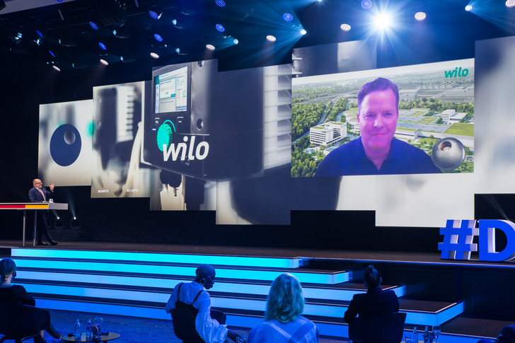 Wilo ist mit dem Deutschen Nachhaltigkeitspreis in dem Transformationsfeld „Klima“ ausgezeichnet worden, mit dem in diesem Jahr unternehmerische Vorbilder in Zeiten der Corona-Pandemie honoriert werden.