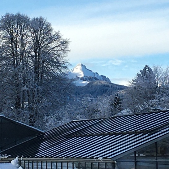 Der Grünten, auch Wächter des Allgäus genannt, im Winterkleid.