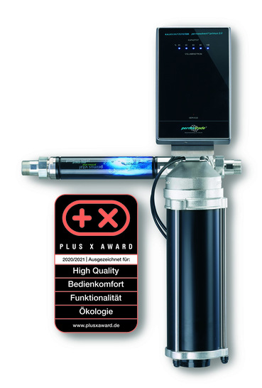 Das mit dem Plus X Award ausgezeichnete Kalkschutzsystem Primus Vital sorgt für dauerhaften Schutz der Hausinstallation.