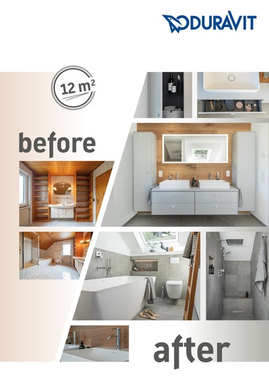 Modernes Bad zum Wohlfühlen: Mit vielen kreativen Ideen gestaltete eine junge Familie im Zuge der Renovierung des Elternhauses das 30 Jahre alte Badezimmer unter dem Dach komplett neu. 