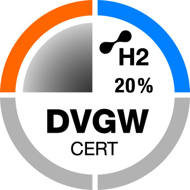 Ein Großteil der WOLF Gas-Brennwertgeräte ist künftig gemäß des DVGW Zertifizierungsprogramms ZP 3100 „H2-ready“.