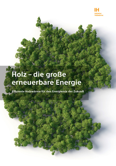 Info-Broschüre „Holz – die große erneuerbare Energie“ - © Initiative Holzwärme
