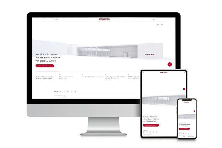 Infos für Branchenexperten hat Stiebel Eltron komprimiert auf der neuen Eventplattform zusammengestellt.