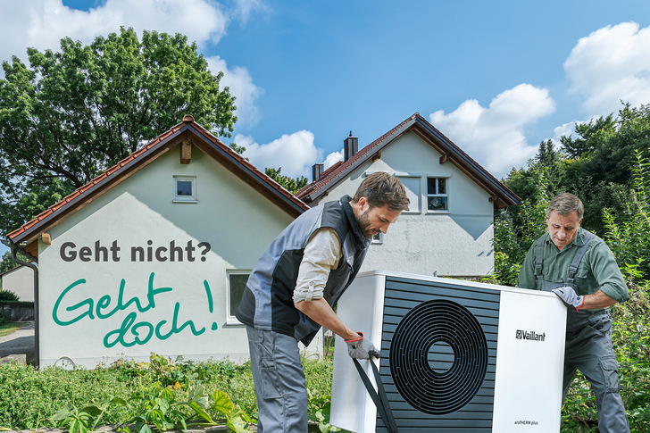 Wärmepumpen sind eine klimafreundliche und praxistaugliche Option für die energetische Modernisierung von Bestandsgebäuden. - © Vaillant
