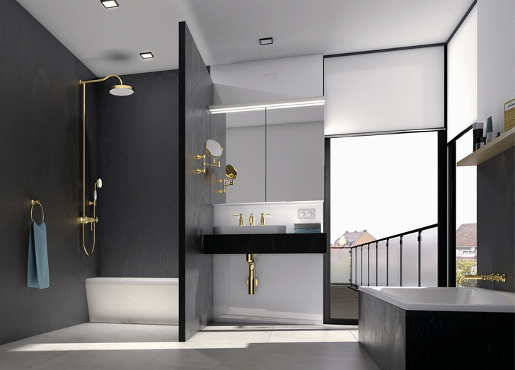 Die Duschbank überzeugte die Award-Jury in Funktion und Design. Gestaltungsspielräume eröffnen sich, die Badkomfort für Generationen möglich machen.