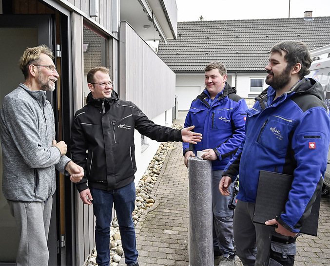 Wertschätzung als wichtiger Faktor im Team von Kohl Wasser Wärme, Bobingen.
