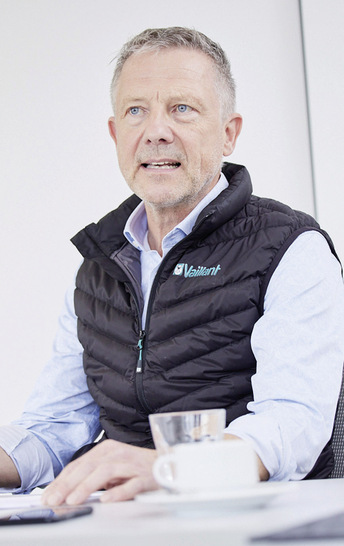 Reiner Haase  ist Fertigungsleiter Wärmepumpen bei Vaillant, 42859 Remscheid, www.vaillant.de