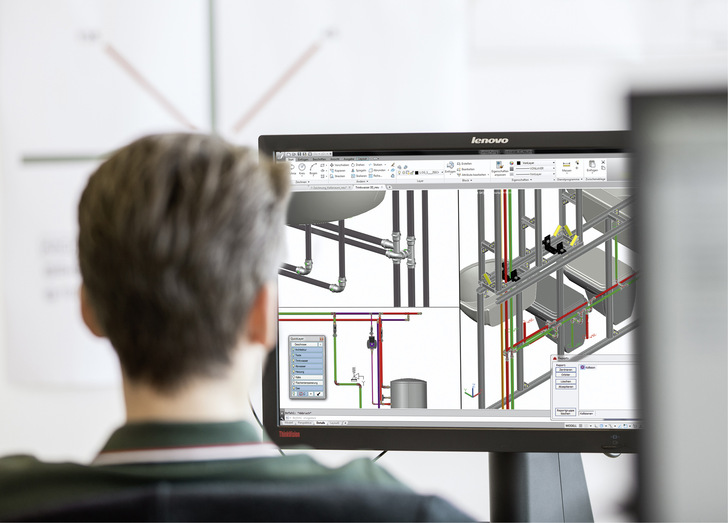 Auf der DIN 1988-300 basierende Software unterstützt bei der regelkonformen Auslegung und Optimierung von Trinkwasserrohrnetzen.