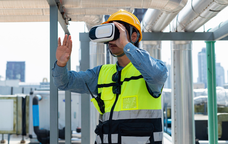 Geben Einblick für den Durchblick: Virtuelle ­Brillen (VR-Brillen) finden zunehmend Verwendung in der Haustechnik.
