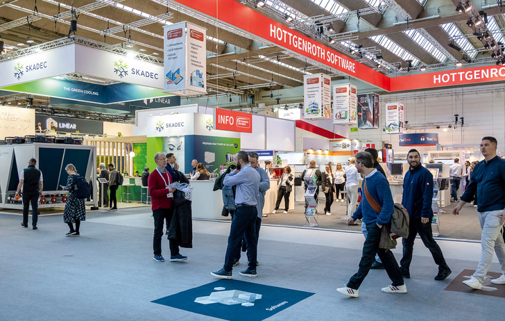 Einen hohen Zuspruch von Besuchern verzeichneten die Softwareanbieter auf der ISH.