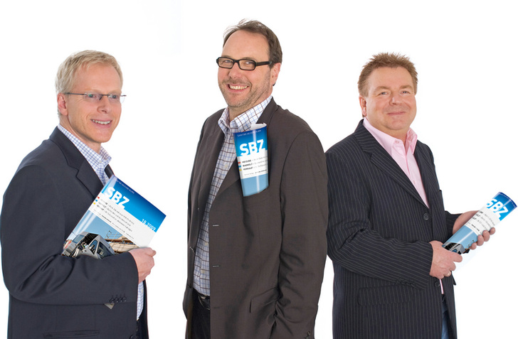 Wünschen Ihnen interessante Anregungen und viel Spaß mit der neuen SBZ: Ihre Handwerkskollegen und SBZ-Redakteure Jürgen Wendnagel, Dirk Schlattmann und Norbert Schmitz