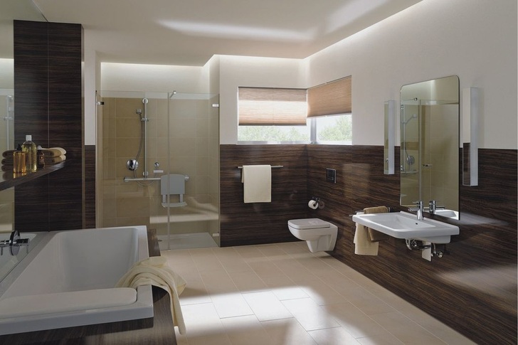 Das neue Generationen- und Lebenszeit-Bad „Dejuna“ verbindet zeitloses Design und Komfort mit ergonomischen Zusatzfunktionen für Senioren, Kinder oder bewegungseingeschränkte Menschen.