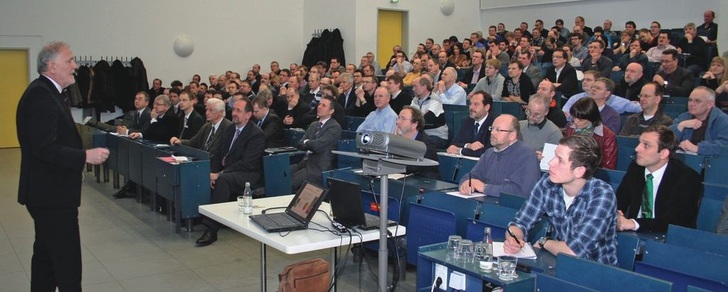 Am 18. Februar 2011 informierten sich knapp 200 Planer sowie Handwerksunternehmer auf dem Sanitärsymposium in Burgsteinfurt über Aktuelles rund um Trinkwasser und Entwässerung.