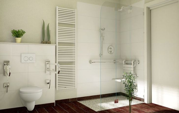 Mit Palette CAD gelingen anspruchsvolle fotorealistische Badplanungen mit Daten aus der Barrierefrei-Datenbank. Die hier zu sehenden virtuellen ­Bäder hat ­Barbara Hopf von der Hopf Haustechnik GmbH in Warstein geplant.