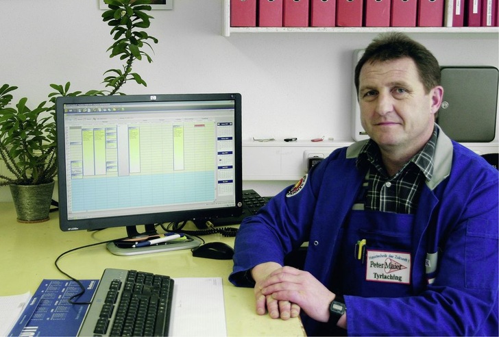 Zur Auftragsbearbeitung nutzt Peter Maier die Software Taifun Handwerk.