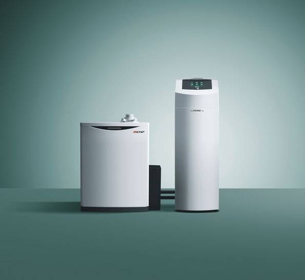Mit dem Vaillant Ecopower 1.0 bietet Sanevo ein KWK-Angebot mit Brennstoffzellen, Otto- und Stirlingmotoren von 1 bis 10 kWel Leistung an.