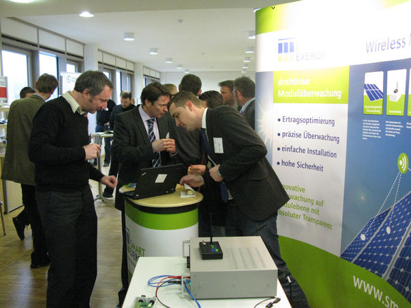 Begleitend zum Workshop im Solar Info Center, Freiburg, gab es eine Ausstellung von Brandsicherheitsprodukten.