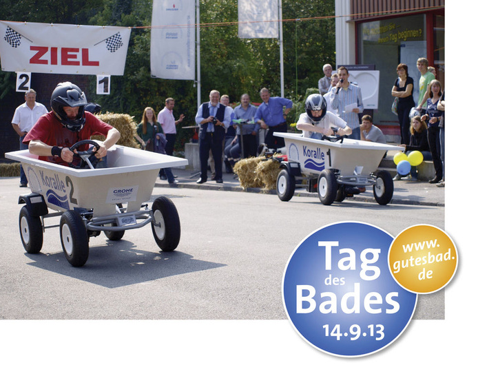 Erfolg (fast) garantiert: Badewannen-Rennen sind fraglos zur Nachahmung empfohlen. Die Best Practice-Liste früherer Aktionen ist eine wahre Ideen-Fundgrube für die Verbrauchermobilisierung.