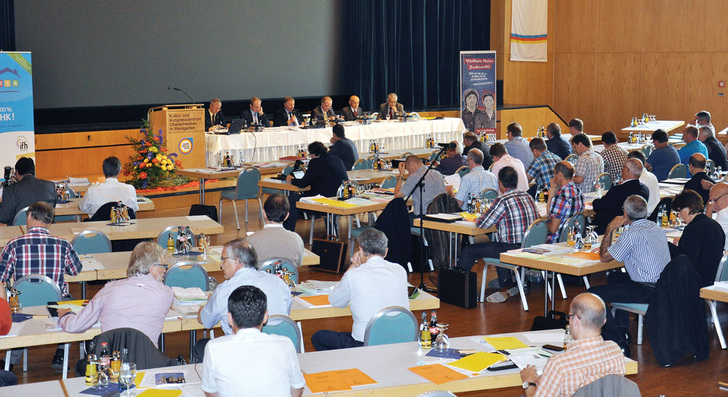 Erfolgreiche Verbandsarbeit: Rund 300 Mitgliedsbetriebe nahmen am diesjährigen Verbandstag teil.