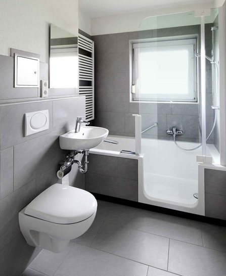 Immer mehr Wohnbaugesellschaft setzen auf die altersgerechte Sanierung von Bädern.