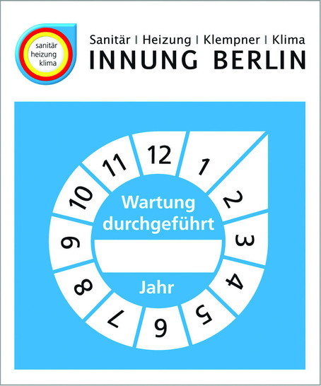 In Gasanlagen vielfältig einsetzbar: Die blaue Prüfplakette